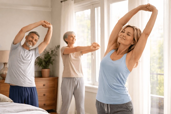 knee stiffness in the morning