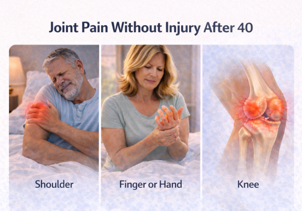 Joint pain without injury after 40