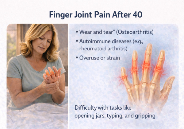 finger joint pain after 40