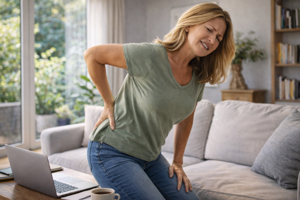 hip pain when standing up