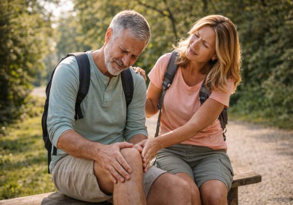 joint pain after walking long distances