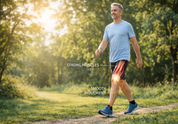 can walking help knee pain