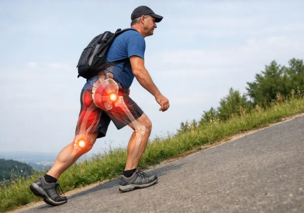 hip pain when walking uphill