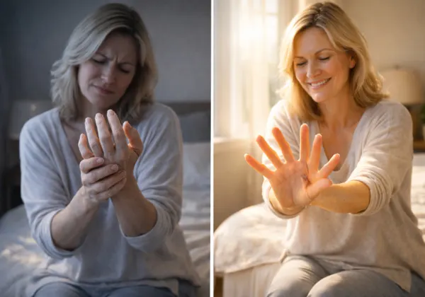 waking up with stiff hands and fingers