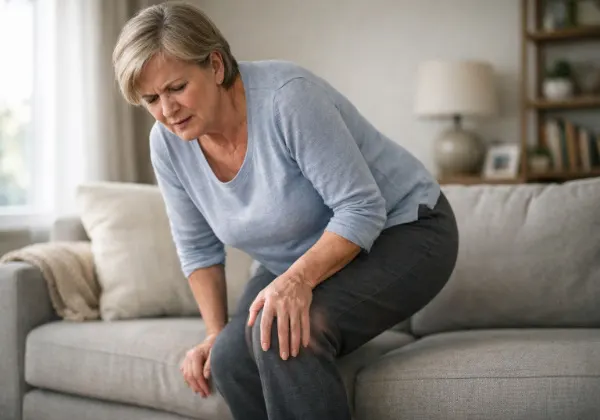 joint stiffness after sitting too long over 50