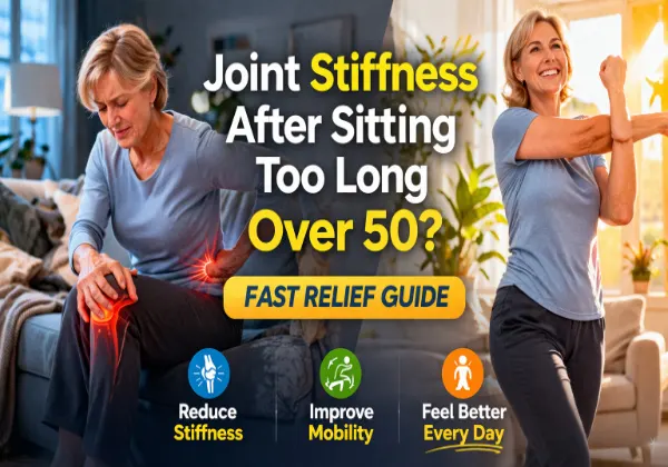 joint stiffness after sitting too long over 50