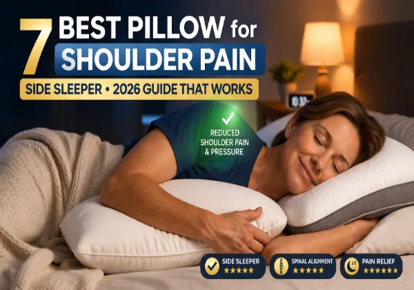 7 Best Pillow for Shoulder Pain Side Sleeper (2026 Guide That Works)