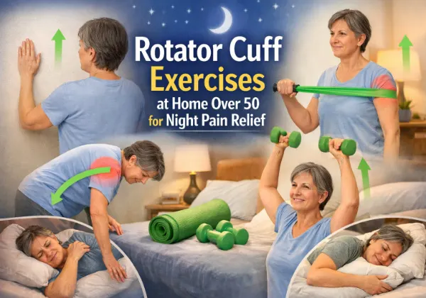 Rotator Cuff Exercises at Home Over 50 for Night Pain Relief