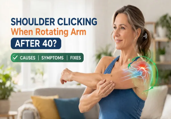 Shoulder Clicking When Rotating Arm After 40: Causes & Proven Fixes