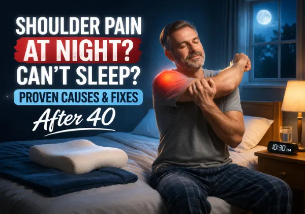Shoulder Pain at Night Can’t Sleep? Proven Causes & Fixes After 40