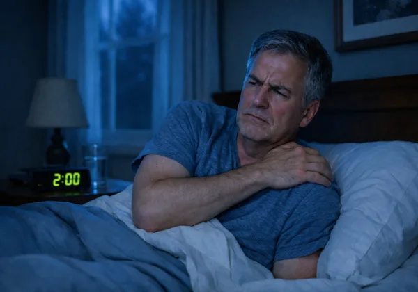 shoulder pain at night can't sleep