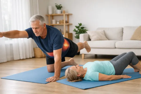 core exercises for back pain over 50