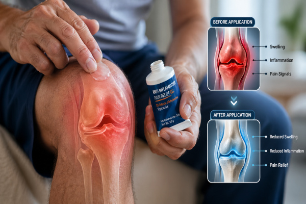 how do pain relief creams work