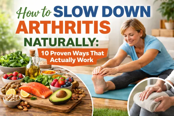 how to slow down arthritis naturally