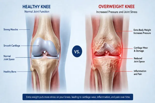 how weight affects joint pain