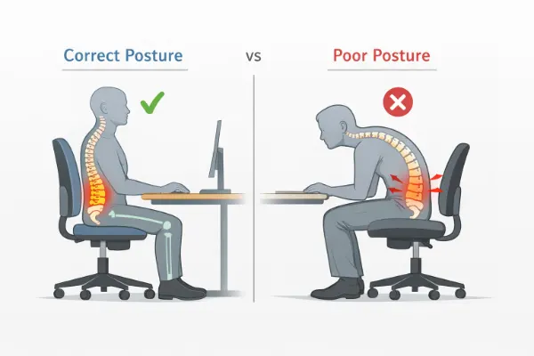 lower back pain after sitting all day