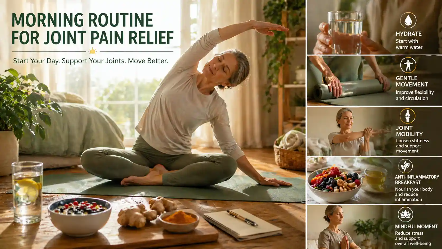 morning routine for joint pain relief