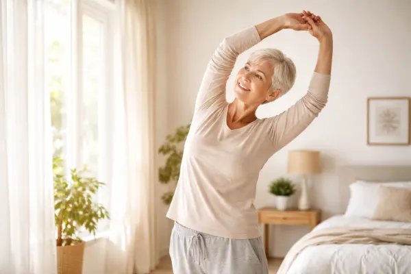 stretching routine for stiff joints over 60