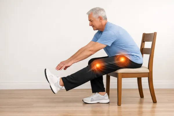 stretching routine for stiff joints over 60