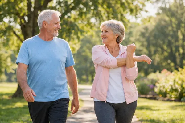 stretching routine for stiff joints over 60