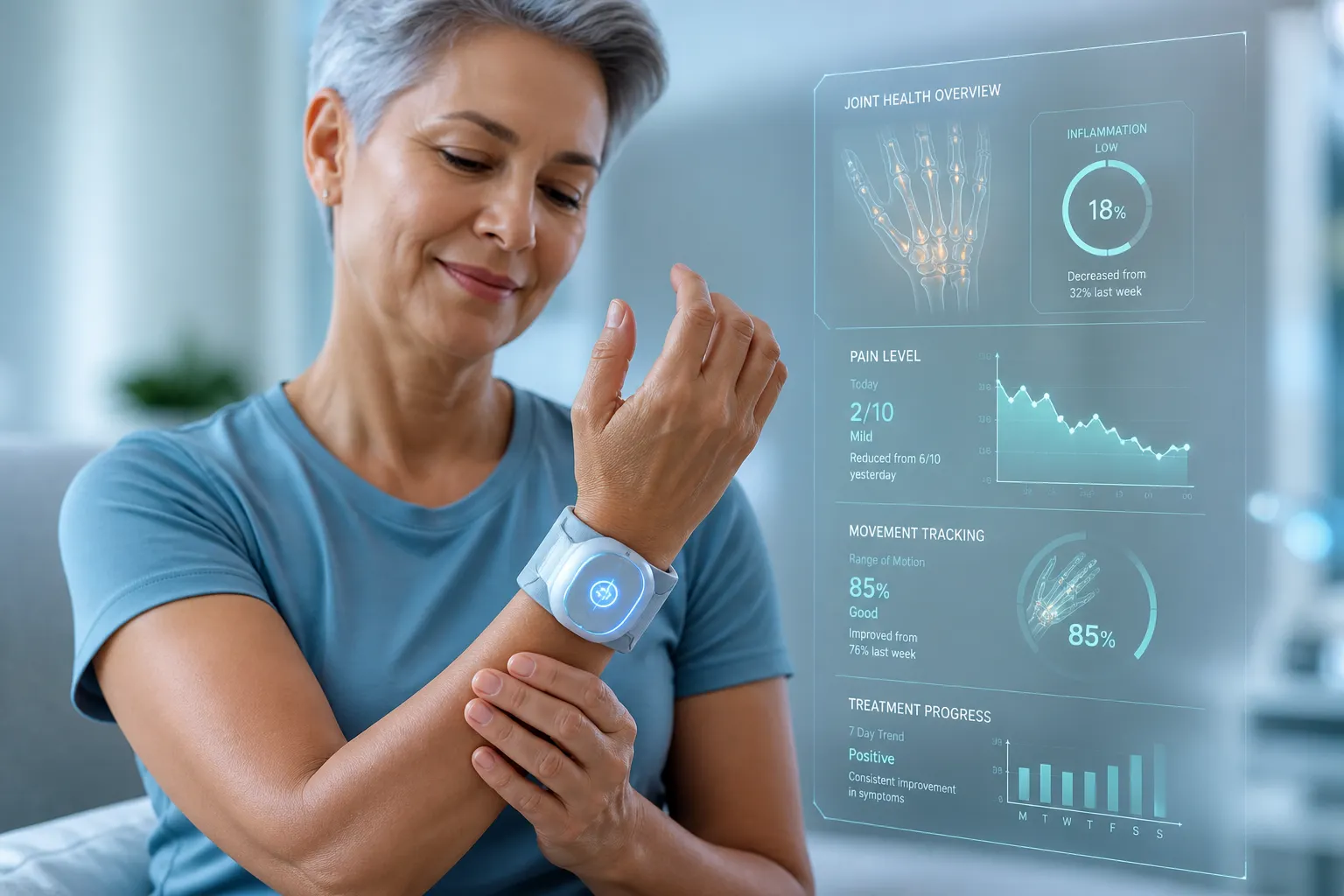 Wearable health tech for arthritis pain