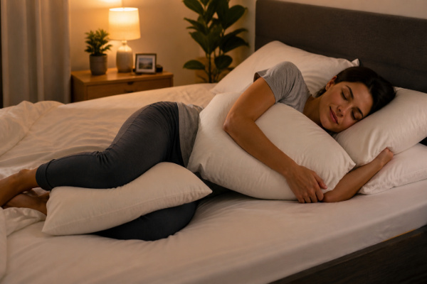 best sleeping position for joint pain