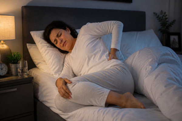 best sleeping position for joint pain