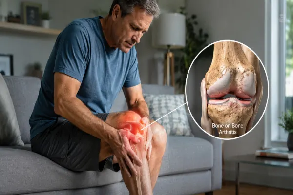 bone on bone knee pain natural options