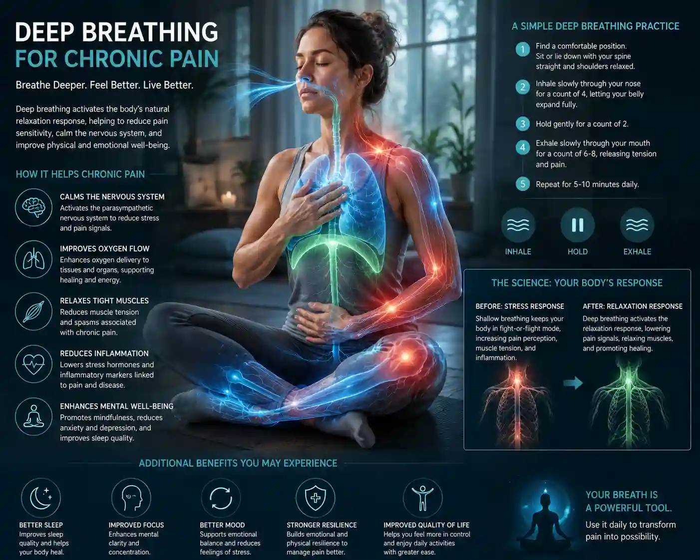 deep breathing for chronic pain
