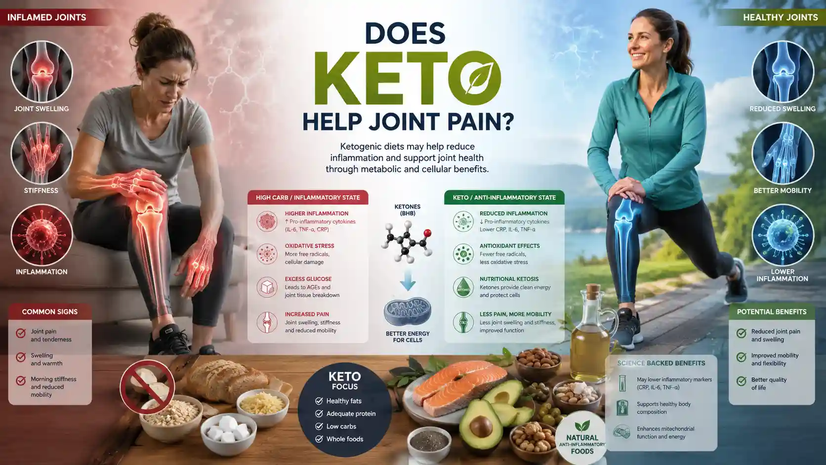 does keto help joint pain