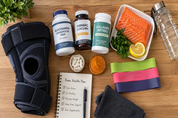knee brace vs supplement for knee pain
