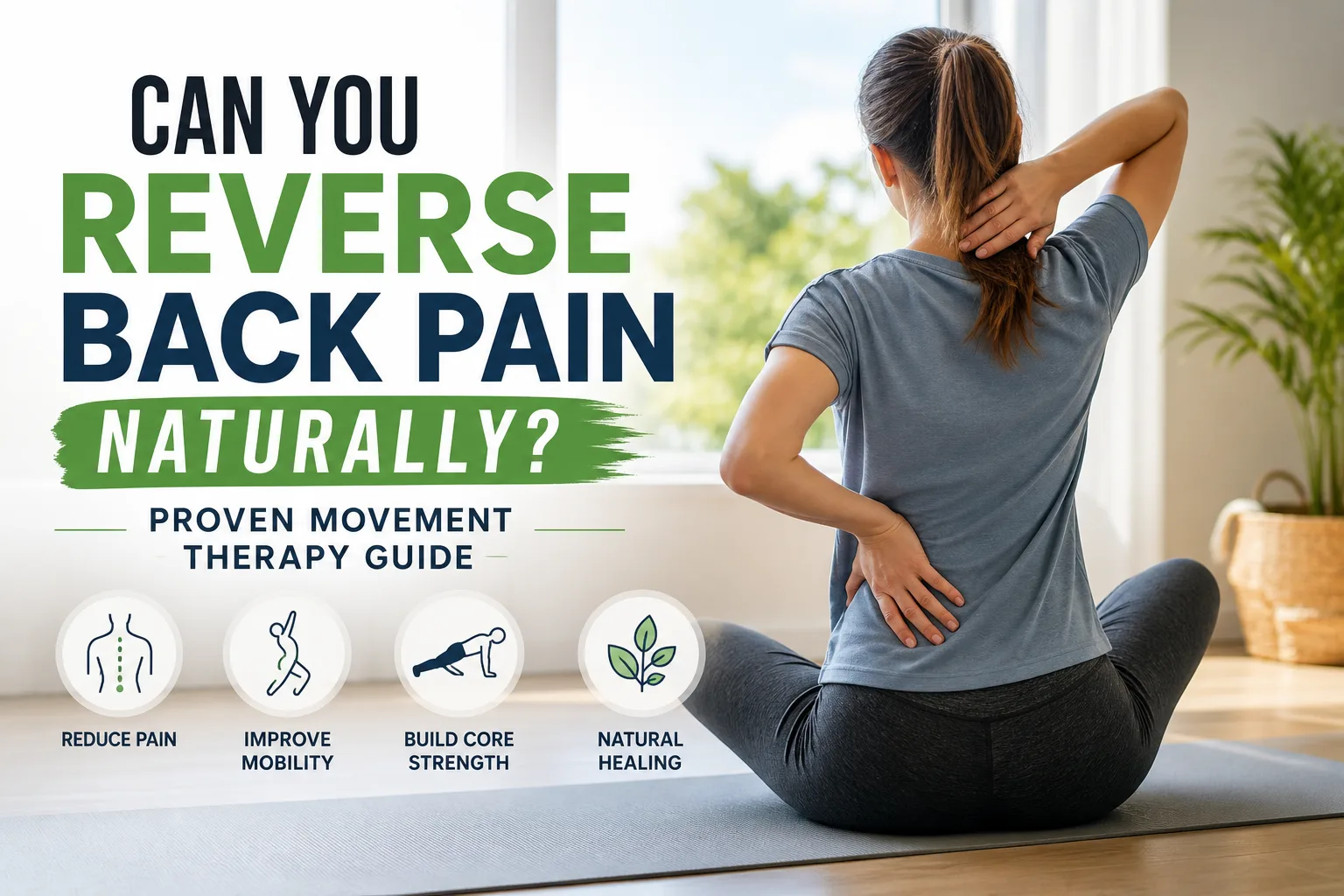 reverse back pain naturally