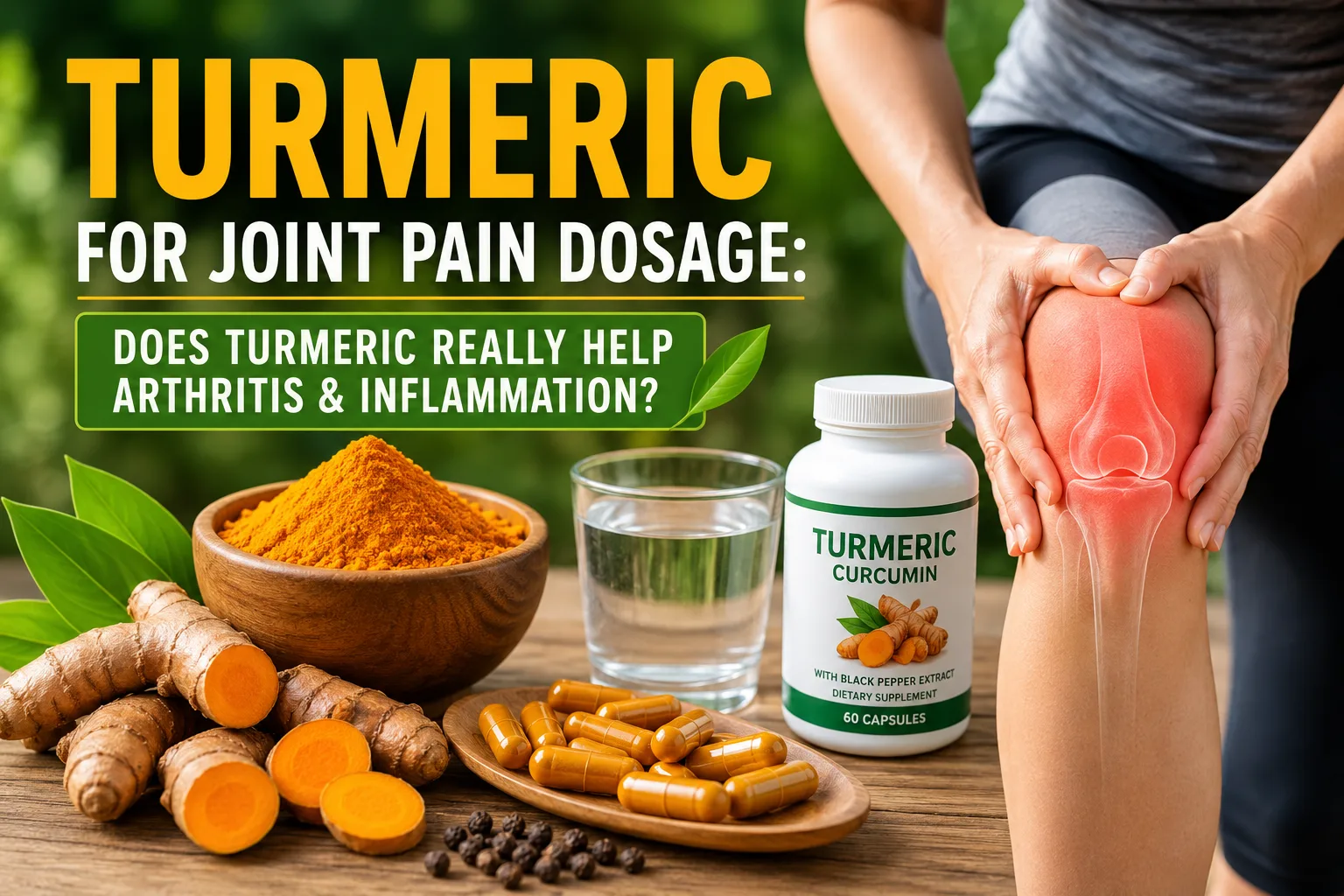 turmeric for joint pain dosage