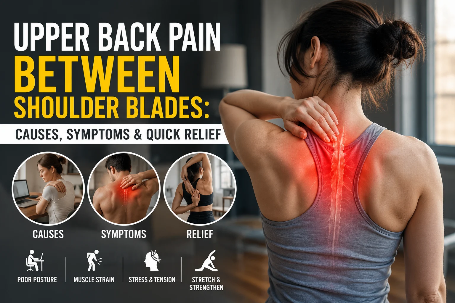 upper back pain between shoulder blades