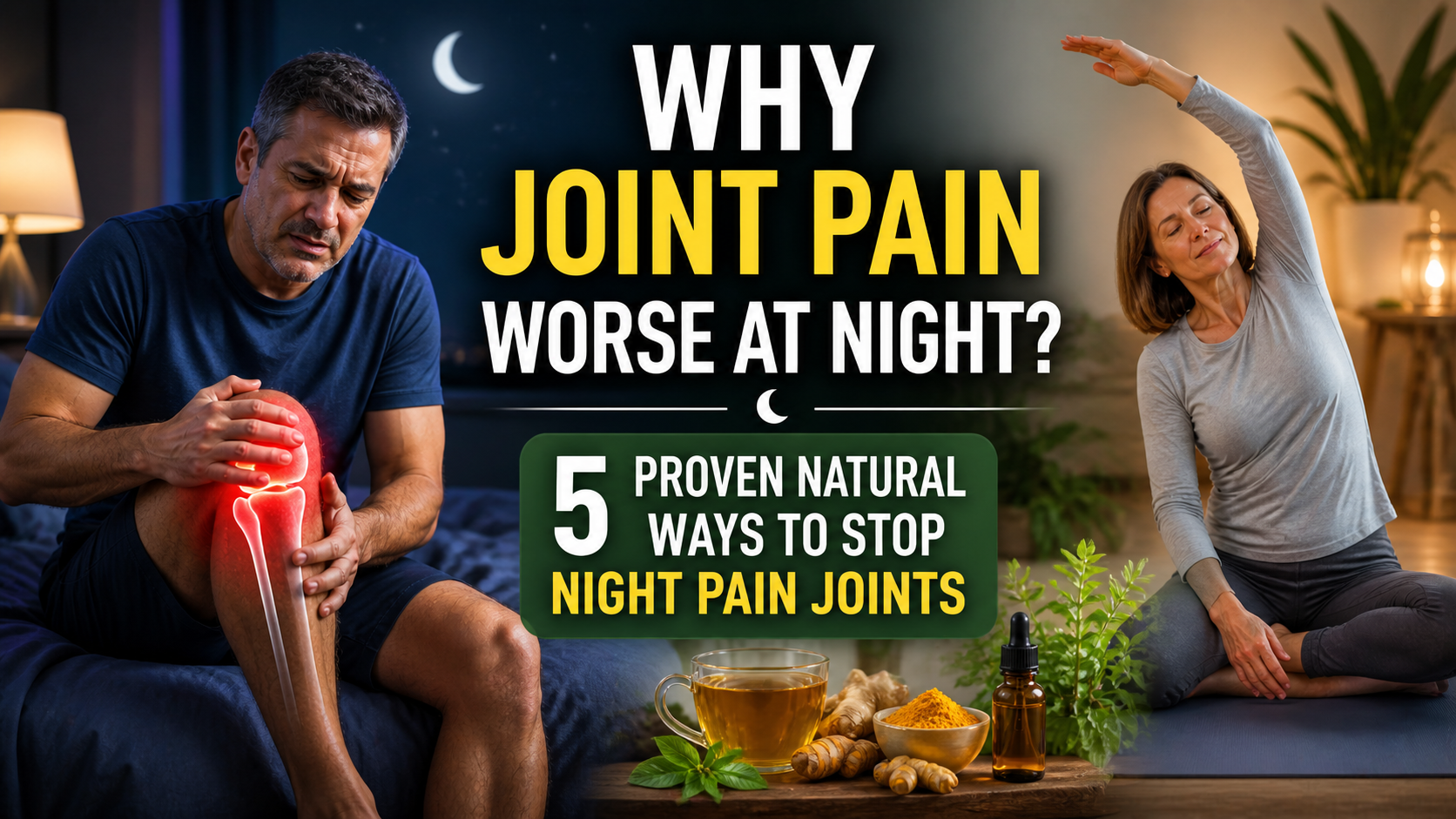 why joint pain worse at night