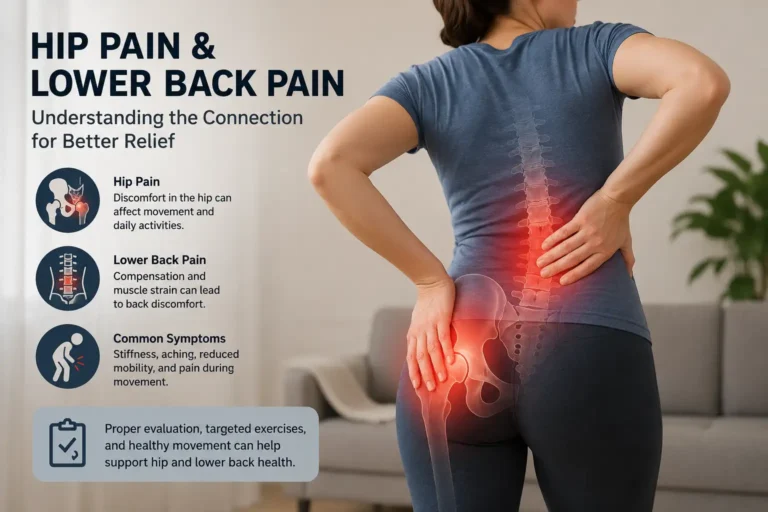 hip pain and lower back pain