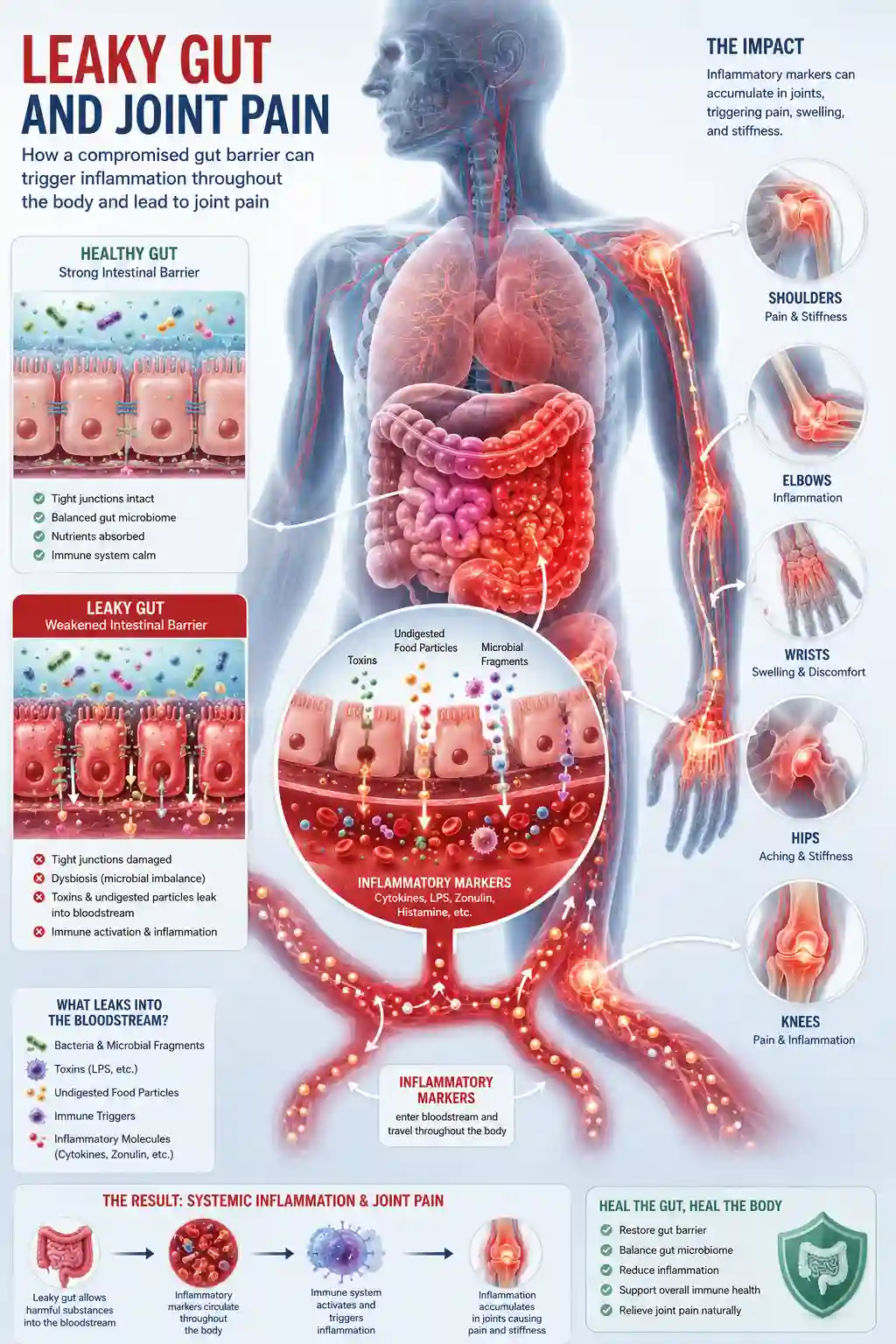 leaky gut and joint pain