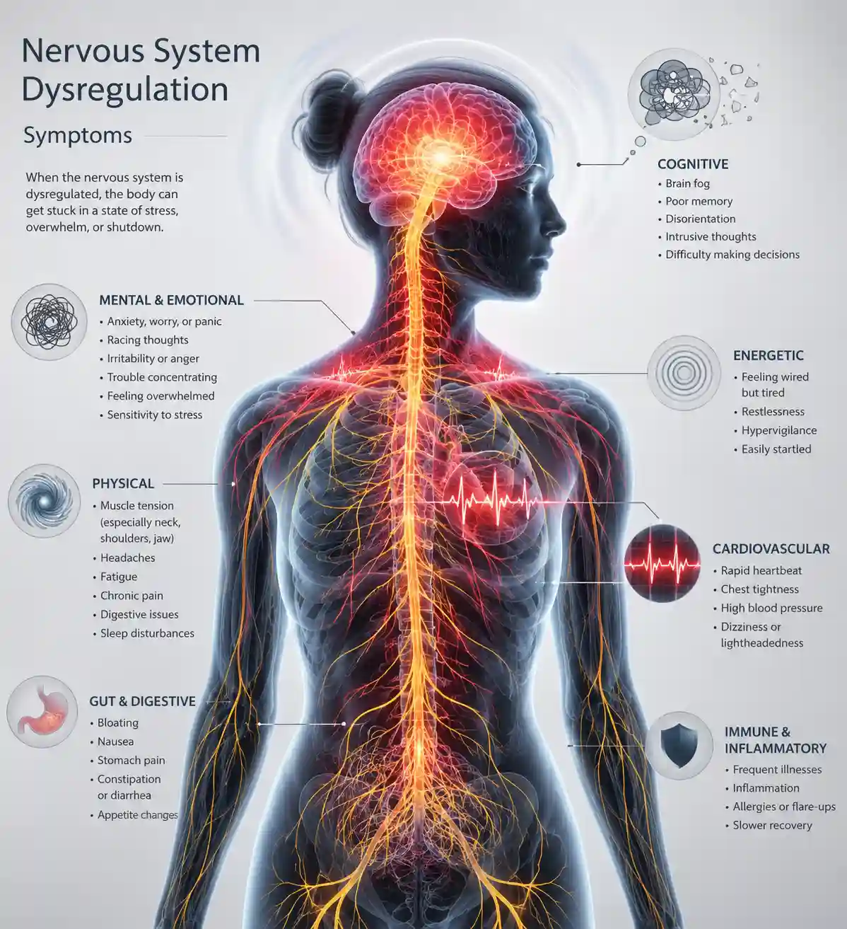 nervous system dysregulation symptoms