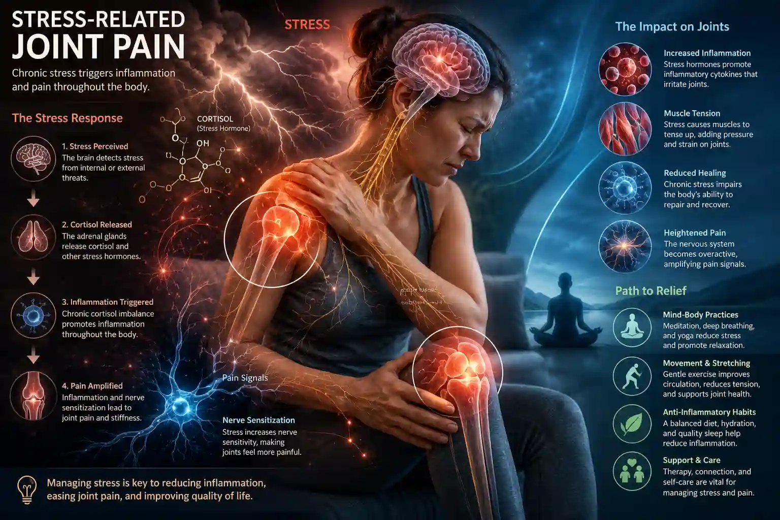 stress-related joint pain