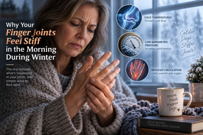 stiff finger joints in the morning during winter
